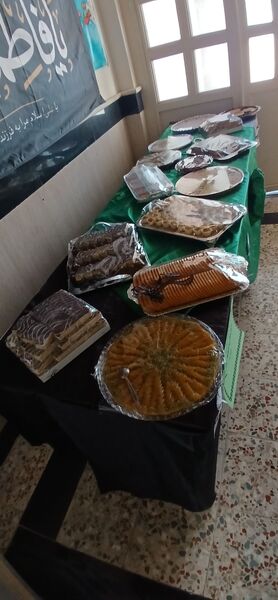 برپایی موکب دانش‌آموزی به‌مناسبت شهادت حضرت فاطمه(س)