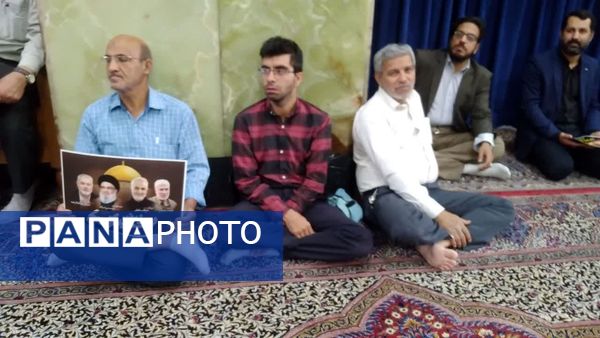 مراسم بزرگداشت شهید سید حسن نصرالله در یزد