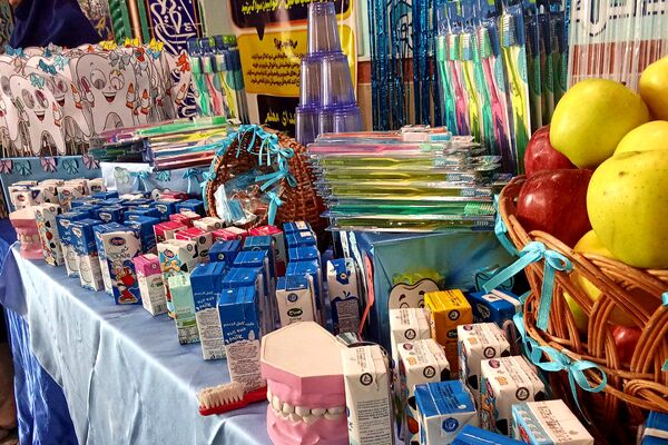  طرح مسواک‌زدن گروهی در دبستان شهدای معلم 