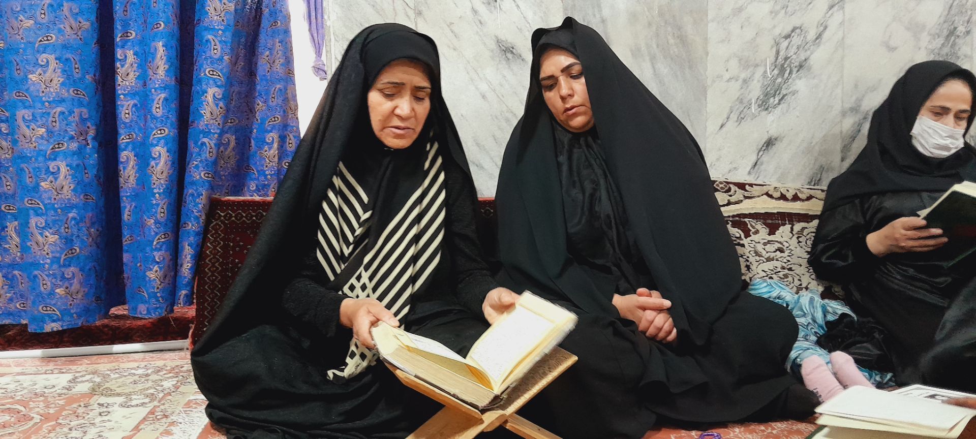 قرائت سوره فتح و اقامه نماز جماعت در مسجد جامع شهربار نیشابور 
