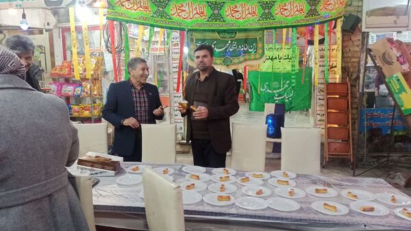 مراسم نور افشانی و ایستگاه صلواتی در شهرستان سملقان