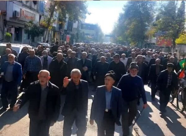 راهپیمایی محکومیت جنایات اسرائیل در قائمشهر