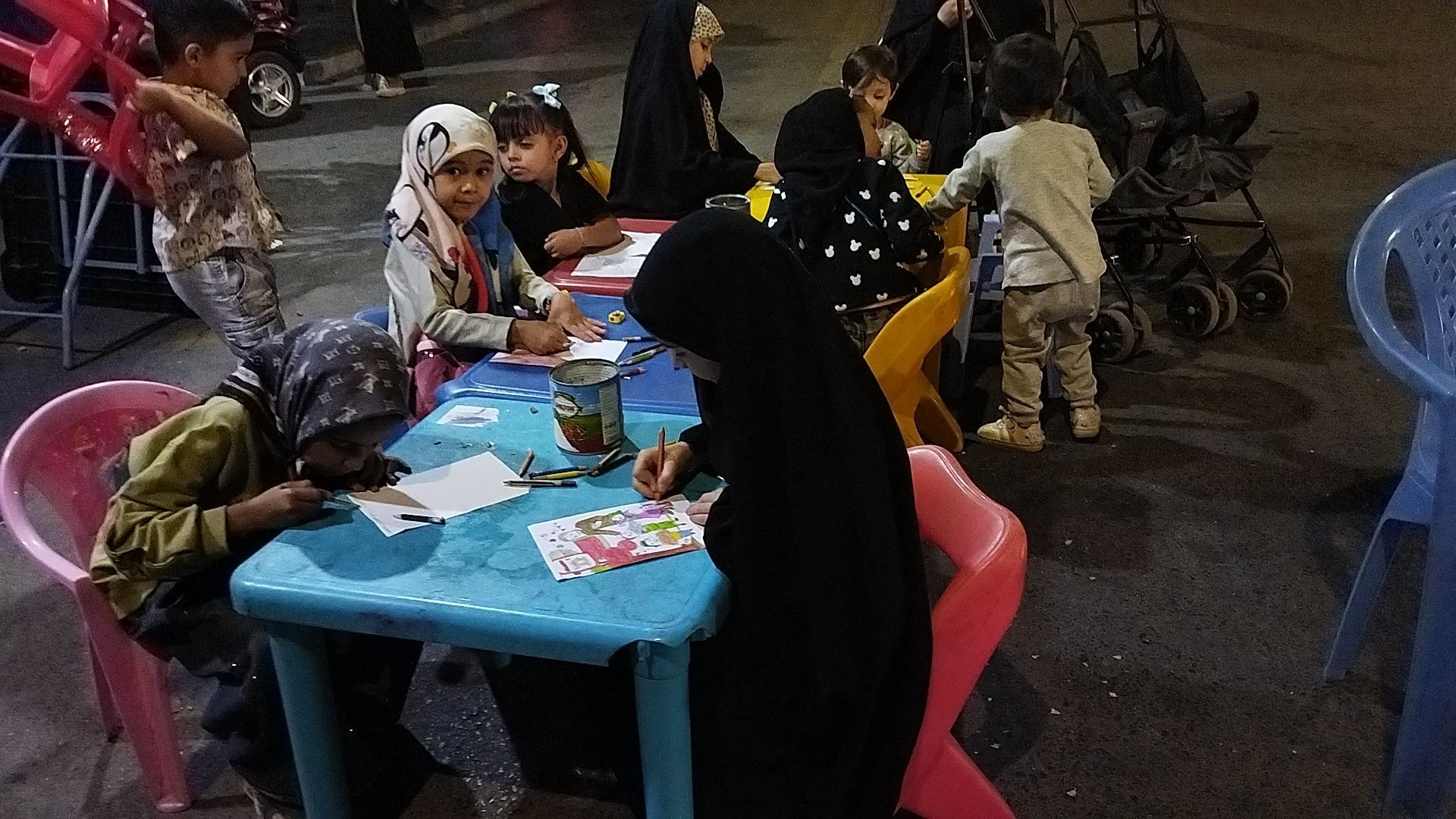 موکب جبهه فرهنگیان نیشابور  در اولین شب ماه  محرم ۱۴۰۵