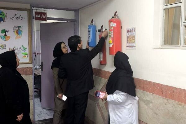 بازدید از مدارس ملارد در راستای بررسی بهداشت و تجهیزات ورزشی