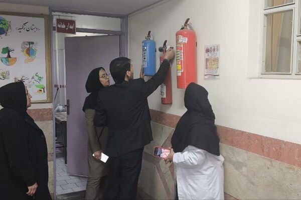 بازدید از مدارس ملارد در راستای بررسی بهداشت و تجهیزات ورزشی