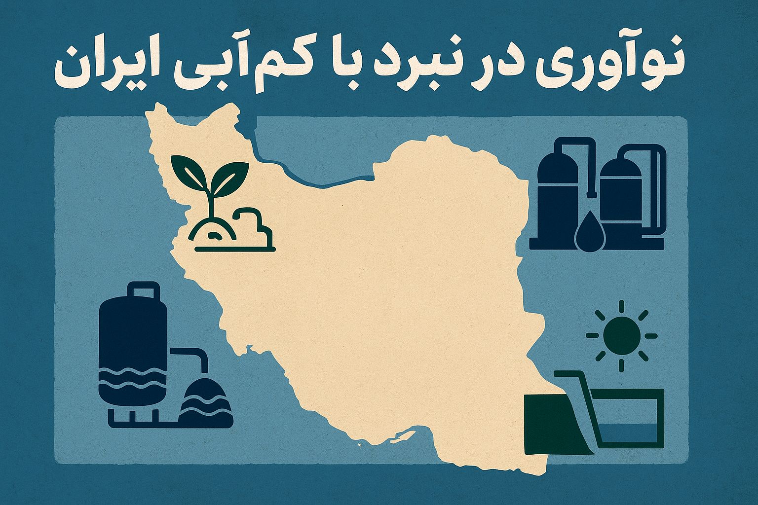 نوآوری در نبرد با کم‌آبی ایران