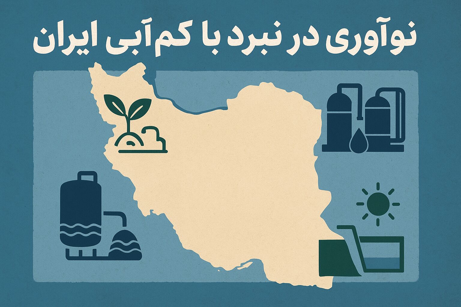 نوآوری در نبرد با کم‌آبی ایران