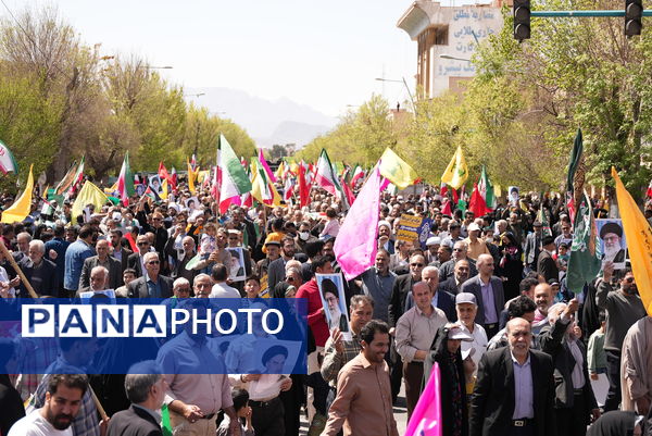 راهپیمایی روز قدس در یزد
