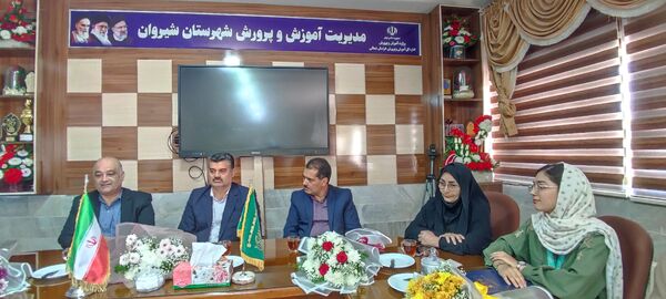 استقبال از دانش آموز شیروانی دارنده مدال برنز جهانی المپیاد علوم زمین