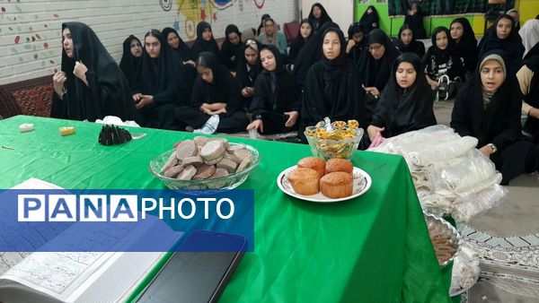 عزاداری دختران احلی من العسل به مناسبت شهادت حضرت رقیه(س)