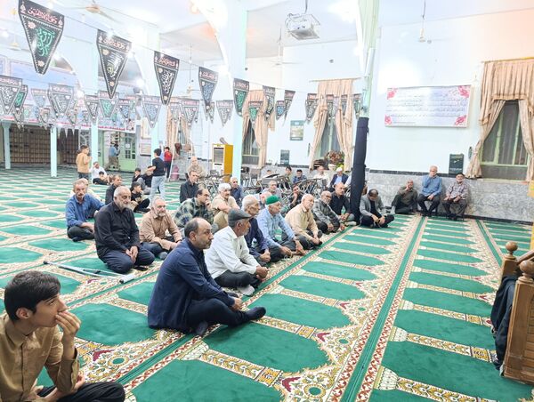 عزاداری سالروز شهادت امام حسن عسکری (ع) در مسجد صاحب‌الزمان آشخانه