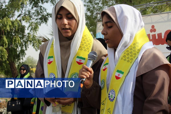 پنجمین روز از اردوی تمشک هرمزگان در اردوگاه سرخون بندرعباس