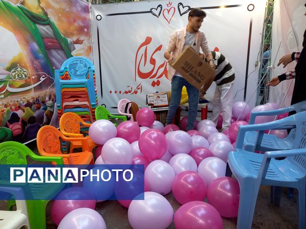 حال و هوای گذر فرهنگی چهارباغ در روز عید غدیر