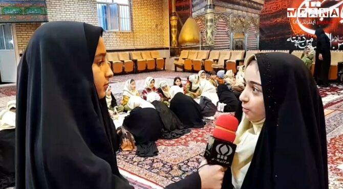 دورهمی افطاری دانش آموزان در حسینیه شهدای روستای جعفرآباد 