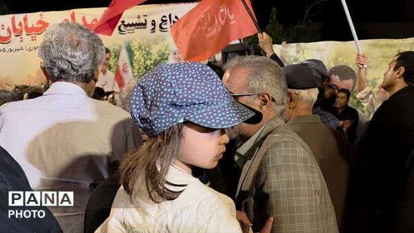 وداع مشهدی‌ ها با لاله‌های خونین خیابان اقبال لاهوری در بلوار وکیل‌ آباد از قاب پانا