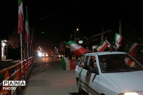 گذری بر رژه خودرویی در شهر دارالسادات بار نیشابور 