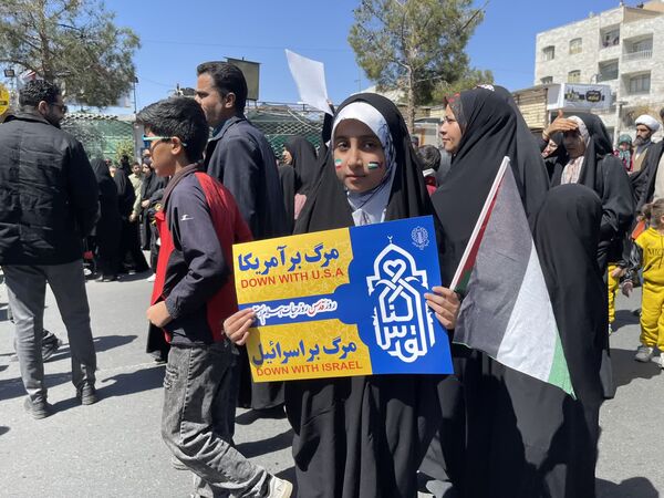 راهپیمایی روز جهانی قدس در شهرستان بیرجند