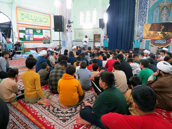 اعتکاف دانش‌آموزان مسجد انقلاب شهرستان بجنورد 