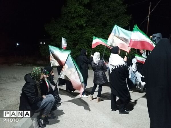شکوه بصیرت  مردم ولایت مدار شهر بار برای دفاع از وطن 