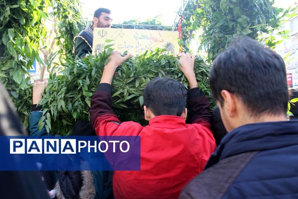 مراسم تشییع پیکر پاک شهدای‌ گمنام در فردیس 