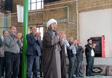 نماز باران در شهر سفیددشت 