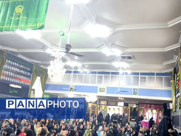 جشن میلاد حضرت زهرا(س) در تکیه علی اکبری فدافن