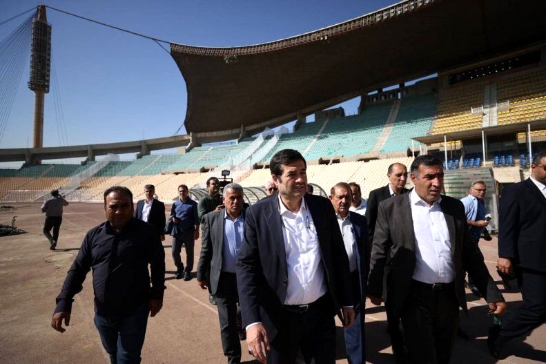 در جریان بازدید دنیامالی؛ میزبانی ورزشگاه تختی از (استقلال - النصر)