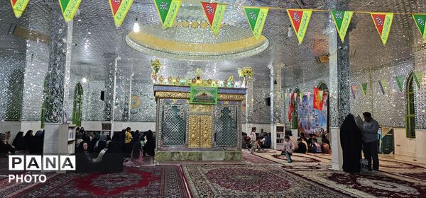 مراسم عید  غدیر در امامزاده شان آباد با حضور بخشدارقلقلرود  