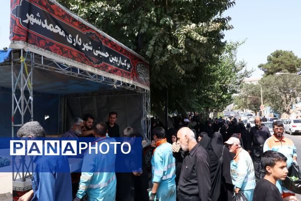 مراسم پیاده‌روی جاماندگان اربعین در محمدشهر کرج