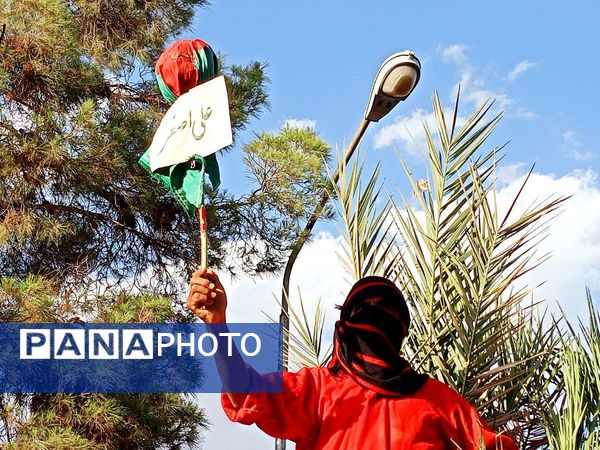 حرکت نمادین کاروان بندی اسد روستای فدافن و آیین نخل گردانی در کاشمر 