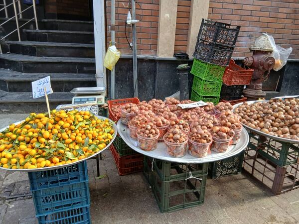 شب یلدا در بازار رشت