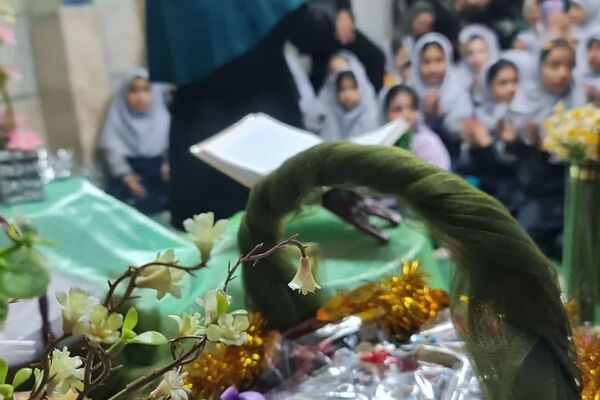 مدرسه شهدای ایران تایر2 میزبان شادی‌های صاحب زمان (عج)