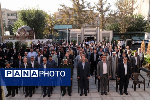 صبحگاه مشترک بسیج فرهنگیان اداره‌‌کل آموزش و پرورش شهر تهران 