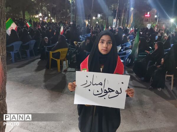 اجتماع بزرگ مقاومت تا فتح در شام میلاد با سعادت حضرت امام رضا (ع) درابرکوه