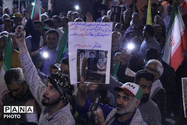نود و نهمین شب از اجتماعات مردمی نیشابور 