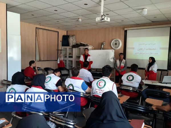 جوانان هلال احمر کاشمر برای حوادث آماده می شوند
