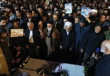 شهدای حادثه شهرک صنعتی خیام  در نیشابور تشییع شدند