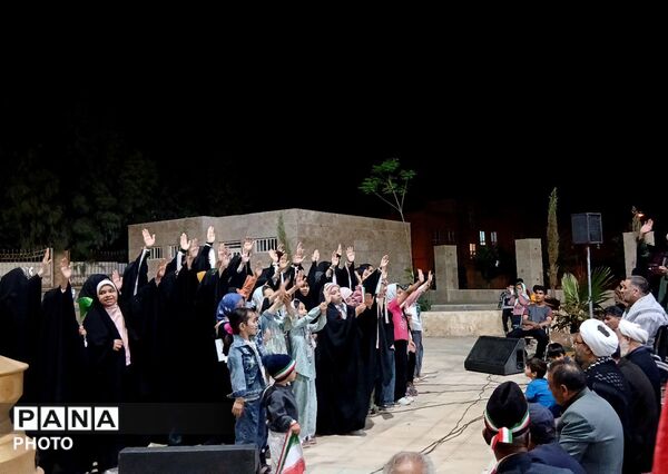 همراهی کودکان جعفرآباد تا آستان شهدای گمنام در شب هشتاد و یکم