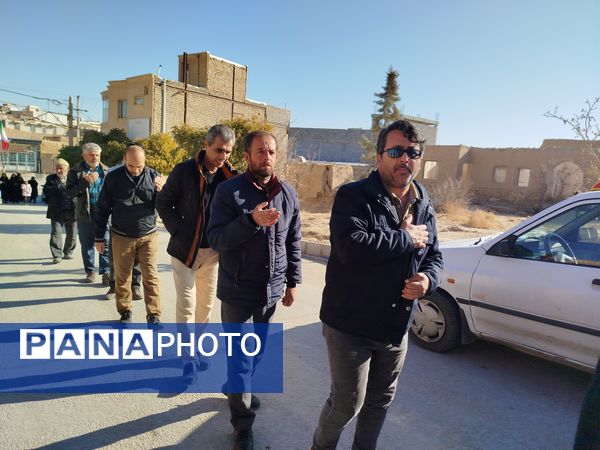 دسته‌روی و عزاداری ایام فاطمیه دوم در شهر درق