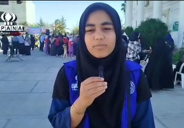 تجدید عهد دانش‌آموزان بندرترکمن با آرمان‌های انقلاب با حضور در راهپیمایی 13 آبان