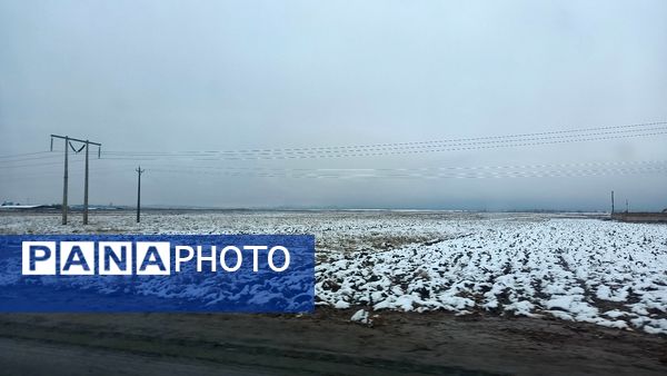 اولین صبح برفی در روستا بتو 