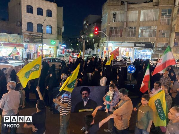 طنین‌ صدای شعار «مرگ بر آمریکا و اسرائیل» در فلکه سوم خزانه 