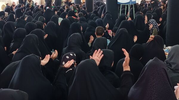 سربازان کوچک امام زمان در همایش شیرخوارگان حسینی شهرستان بن
