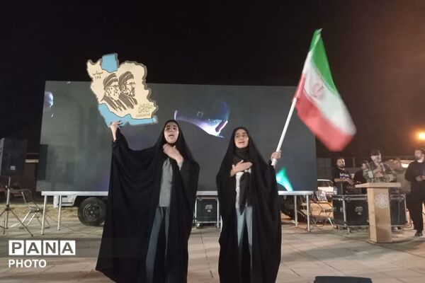 شکوه بیعت اهالی زرقان با آرمان‌های رهبر شهید