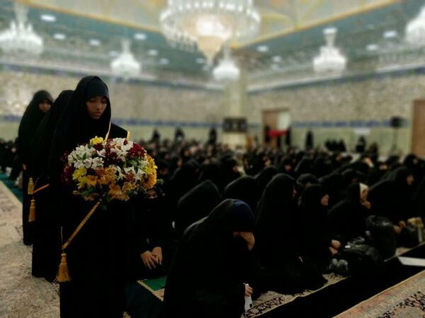 محفل هفتگی هیات «معصومانه» با حضور دختران دبیرستانی در قم