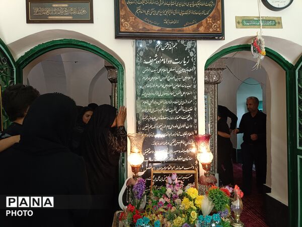آیین عزاداری آخر ماه صفر با حضور مردم مؤمن روستای آورزمان