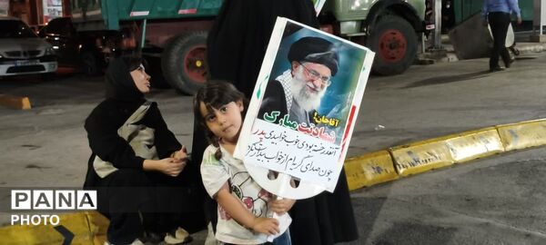 مراسم راهپیمایی و عزاداری برای تشییع رهبر شهید در گچساران 