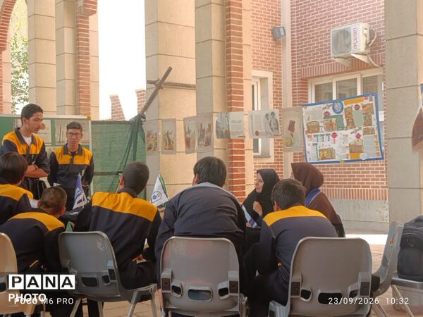 زنگ مهر، ایثار، شهادت و نماز  در هنرستان دارالفنون