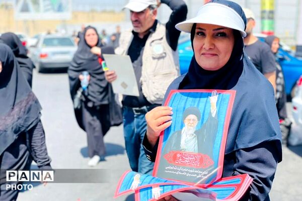 تهران از لنز دوربین خبرنگاران پانا شهرستان قدس در سوگ رهبر شهید انقلاب