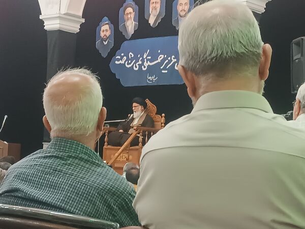 مراسم نخستین سالگرد شهادت شهدای خدمت در مسجد الهادی نیشابور 